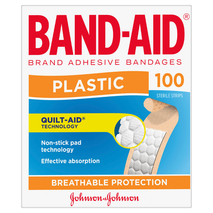 Band-Aid Brand Plastic Strips 100.