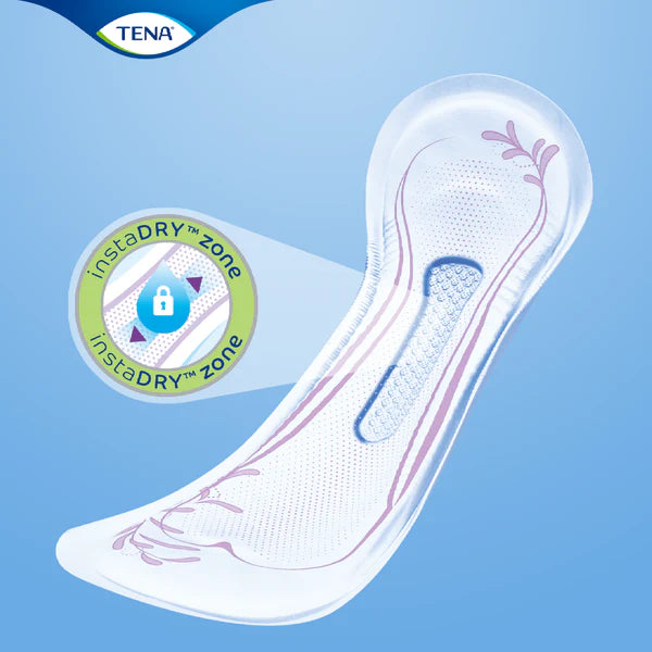 Tena Instadry Standard Length Pads 8 Pack