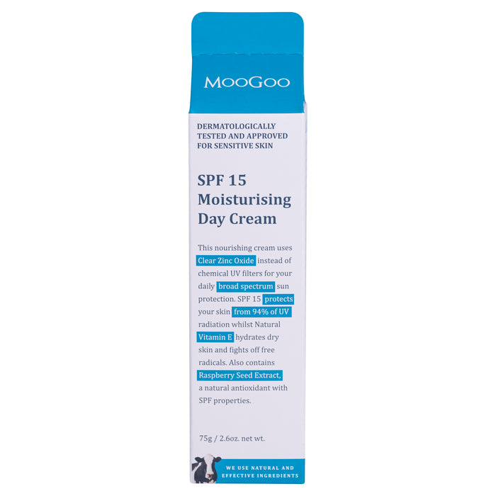 MooGoo Moisturising Day Cream SPF 15 75g.