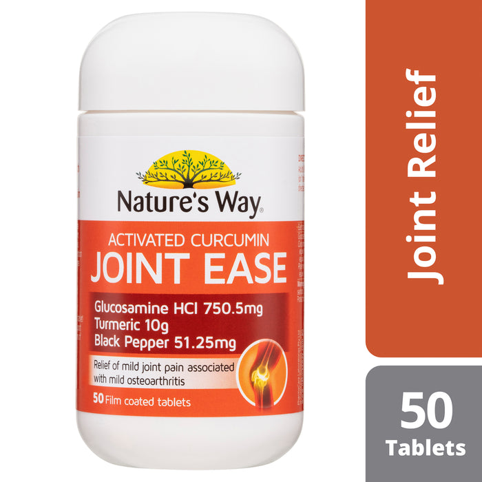 Nature's Way Activated Curcumin Joint Ease 50 Tablets.