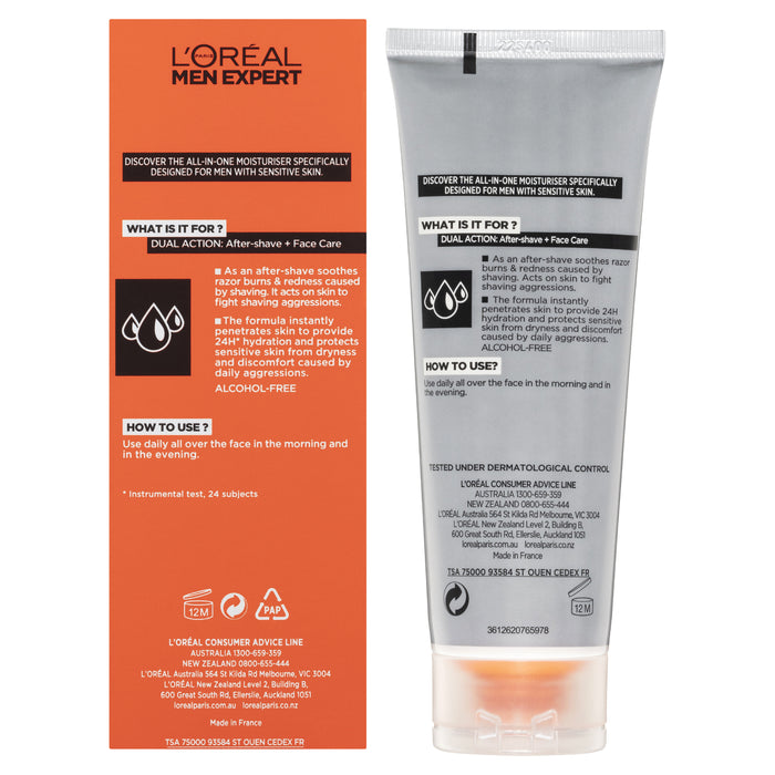 L'Oreal Men Hydra Sensitive All-N-1 Moisturiser 75ml