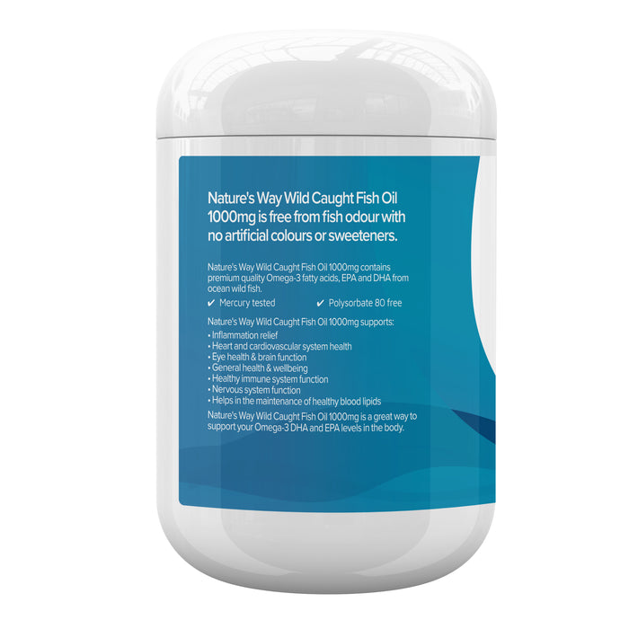 Nature's Way Fish Oil 1000mg 250 Capsules
