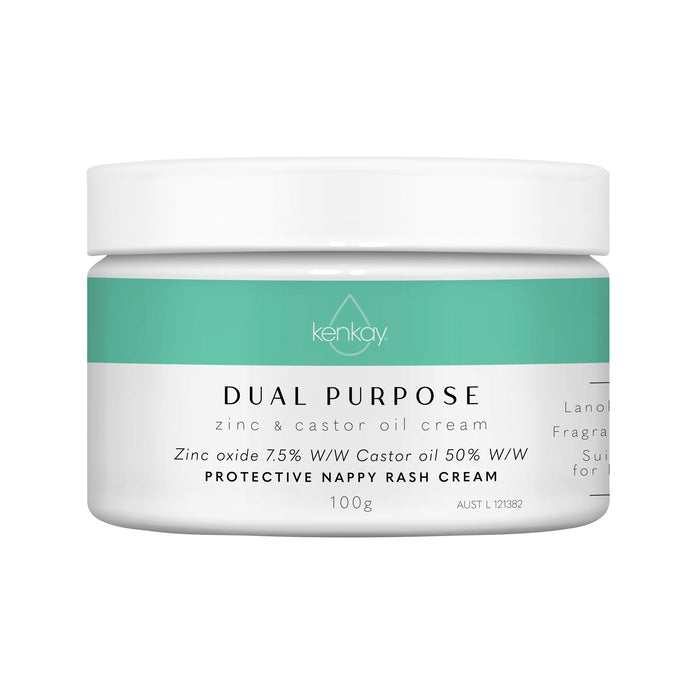 Kenkay Dual Purpose Zinc & Castor Oil Cream Jar 100g.