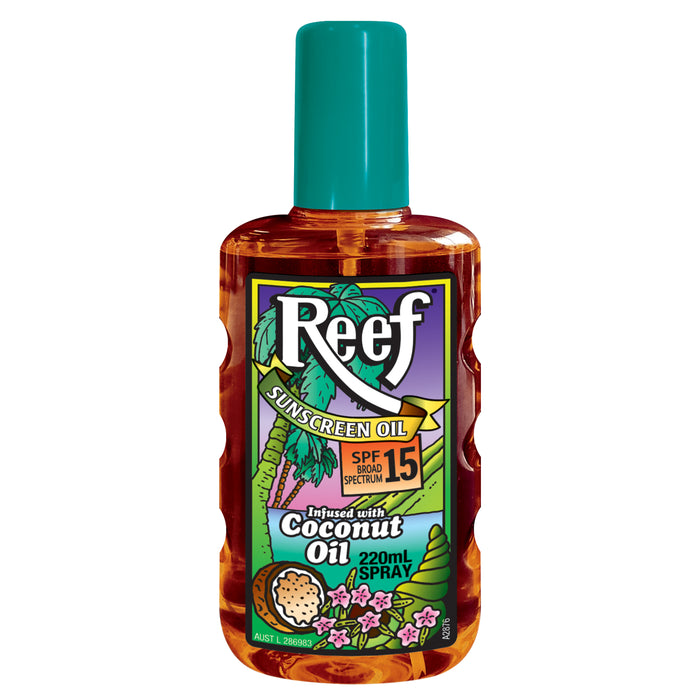 Reef Moisturising Oil Spray SPF15+ 220ml.