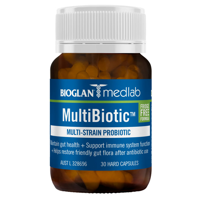 Medlab MultiBiotic 30 Capsules (Fridge Free)