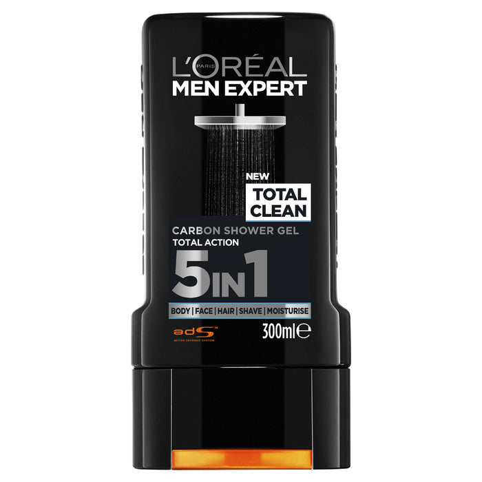 L'Oreal Men Total Clean Shower Gel 300ml.