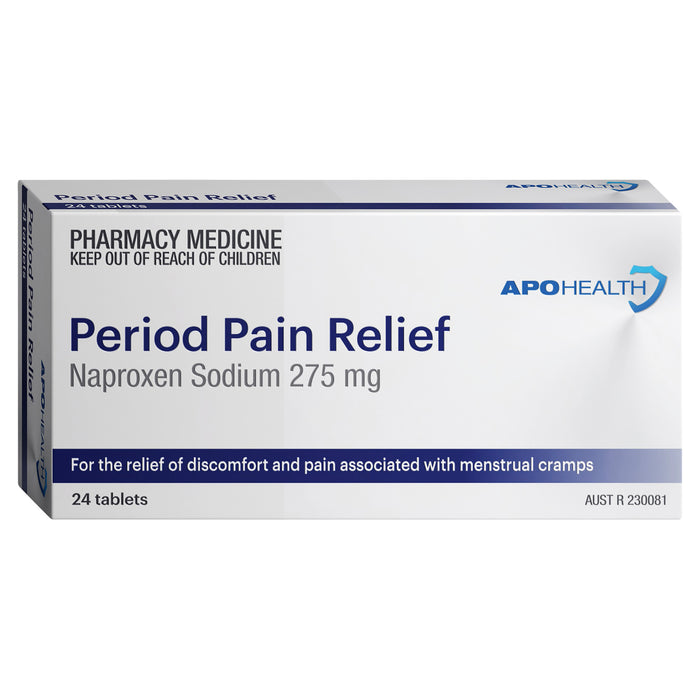 APO Period Pain Relief 24 Tablets