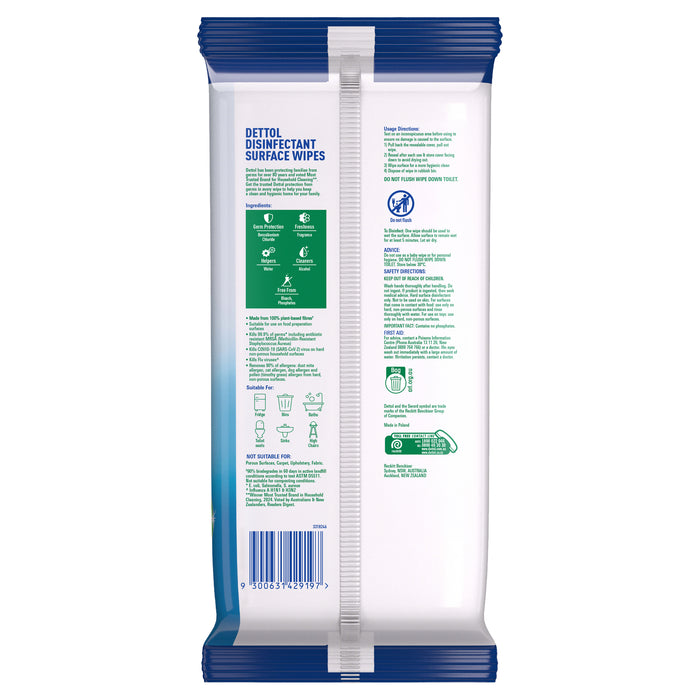 Dettol Disinfectant Wipes Fresh 110 Wipes