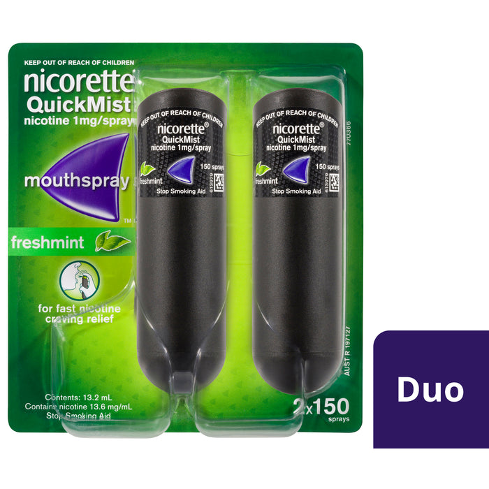 Nicorette Quick Mist Duo Spray 2x150