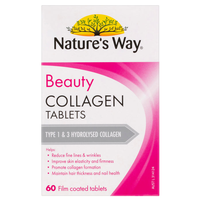 Nature's Way Beauty Collagen 60 Tablets.
