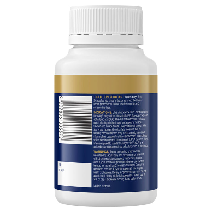 Bioceuticals Ultra Muscleze + Pain Relief 56 Tablets