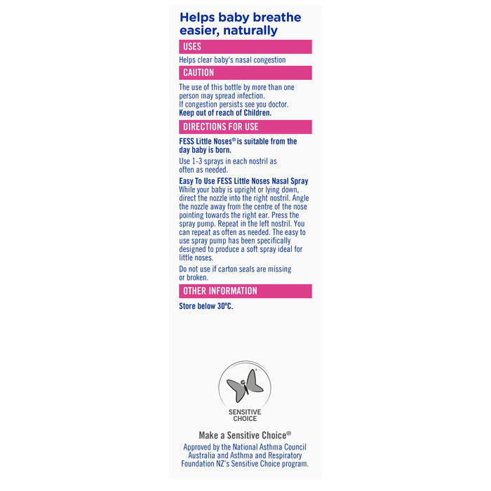 Fess Little Noses 15ml Spray