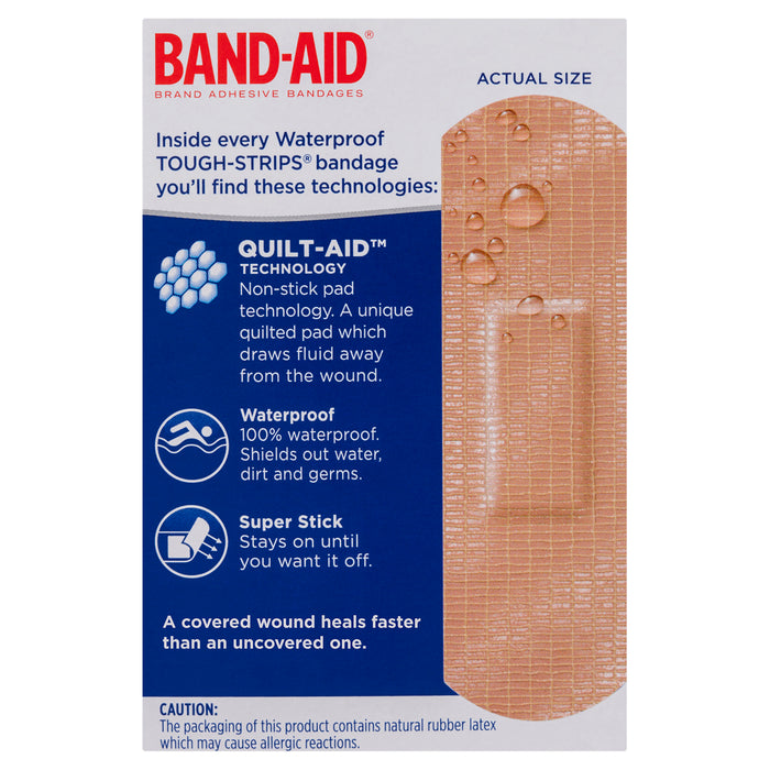 Band-Aid Brand Tough Strips Waterproof Regular 20.