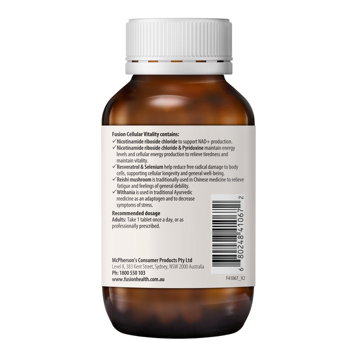 Fusion Cellular Vitality 60Tablets