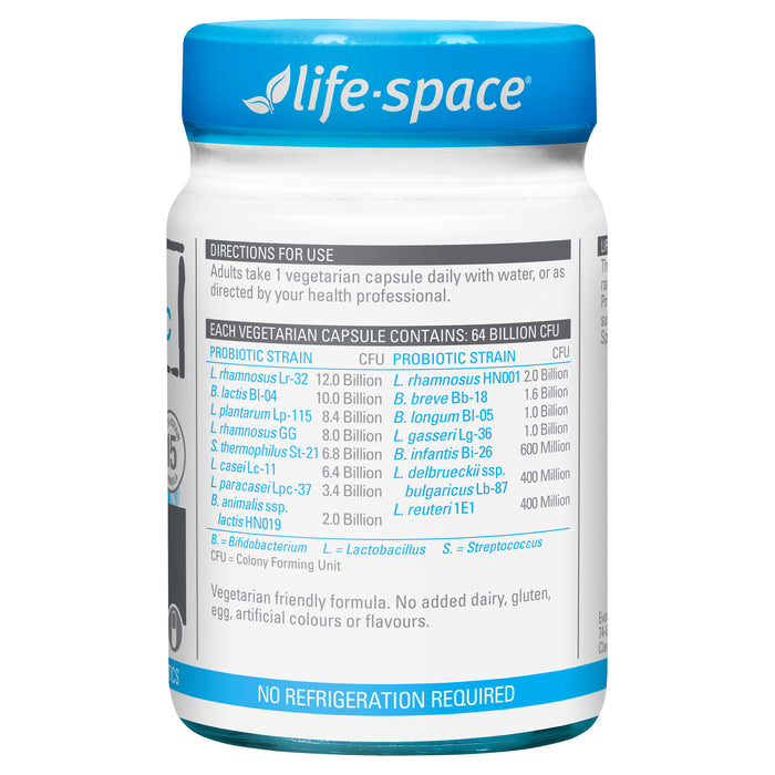 Life Space DbleStr 64 Bill Probiotic 30 Caps