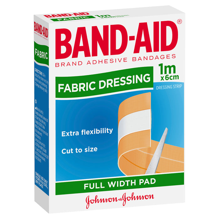 Band-Aid Brand Fabric Dressing Strip 6cmx1m.