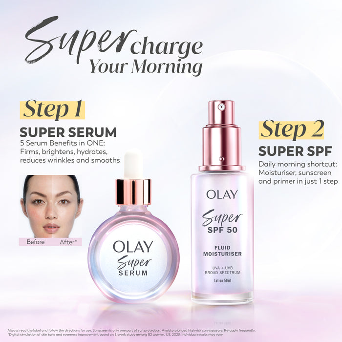 Olay Super SPF 50 Fluid Moisturiser 50ml