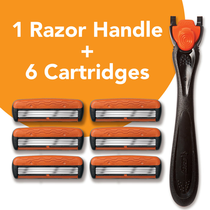 Bic Hybrid Advance Razor 3 Blades Comfort 3x1 Handle + 8 Cartridges