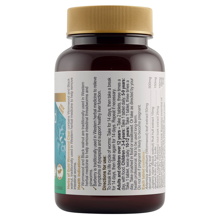 Herbs Of Gold Wormwood Clear (Formerly ParaStrike) 28 Tablets