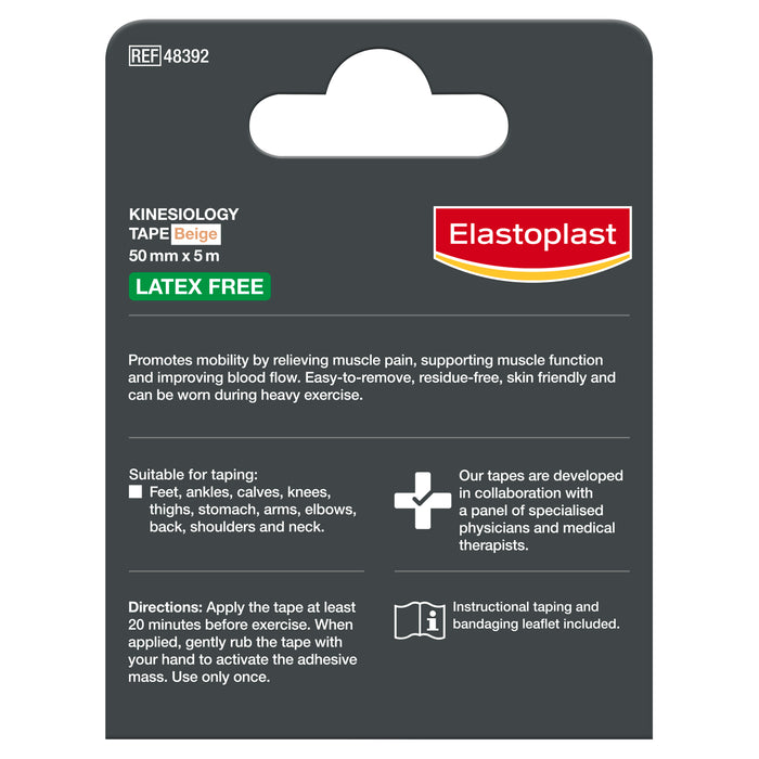 Elastoplast Sport Kinesio Tape 48306 Beige 50mm X 5m