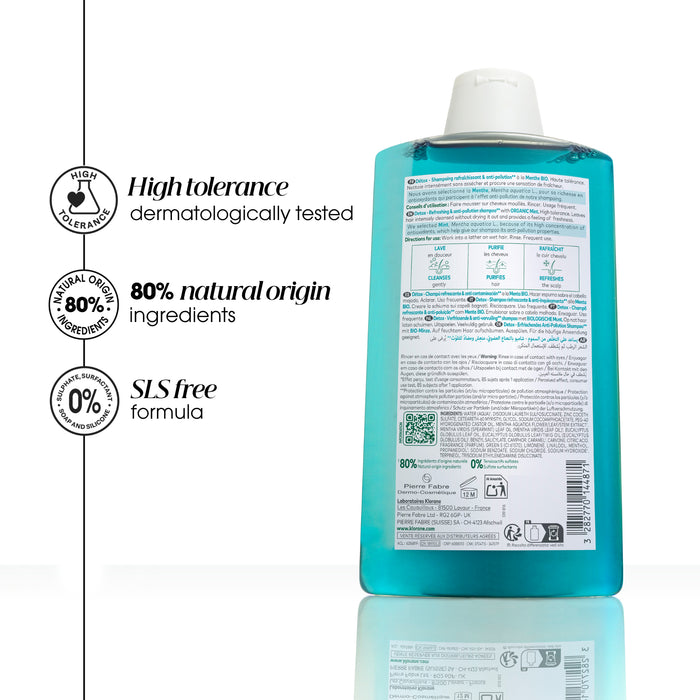 Klorane Shampoo with Aquatic Mint 400ml