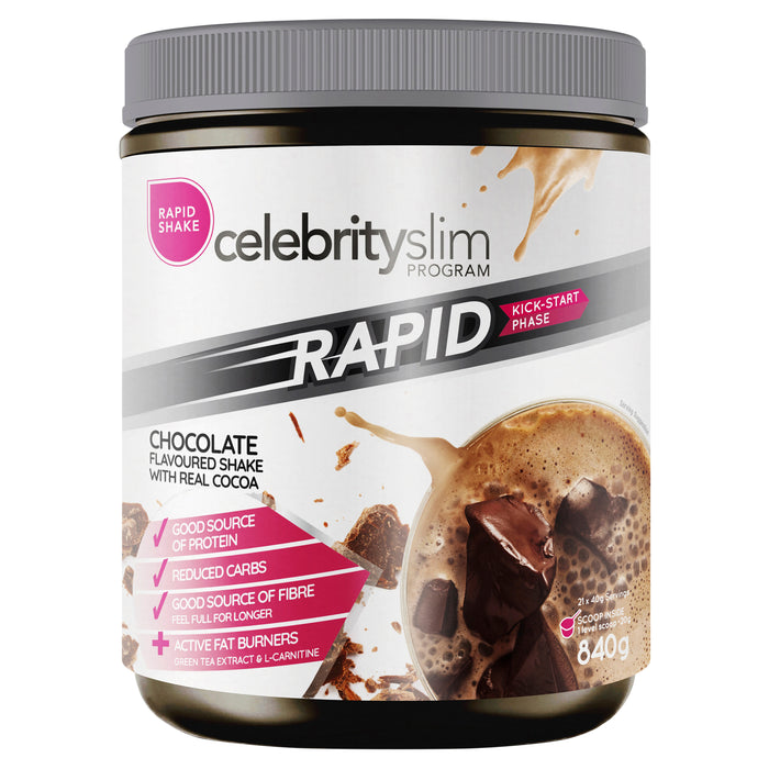 Celebrity Slim Rapid Choc 840g