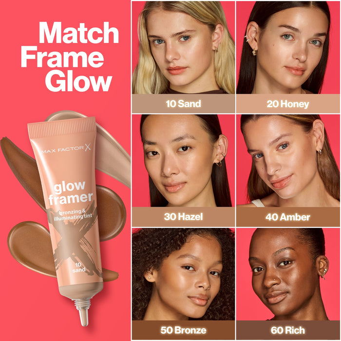 Max Factor Glow Framer Bronzing & Illuminating Tint 60 Rich 30mL