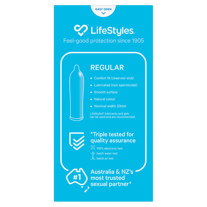 Ansell Lifestyles Condoms  Regular 20 Pack