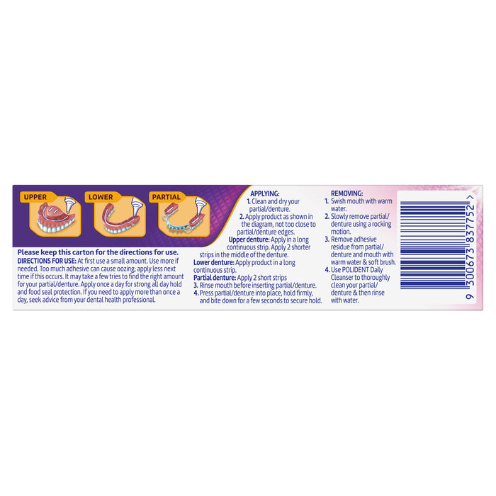 Polident Adhesive Cream Max Seal 40g