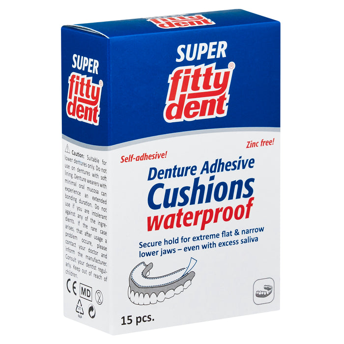 Fittydent Denture Adhesive Cushions 15 Strips