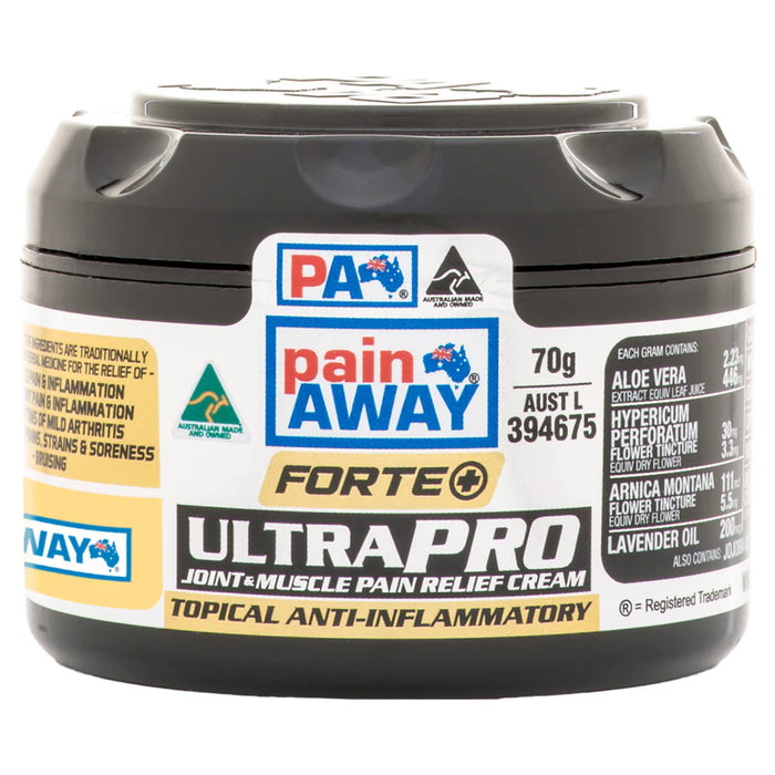 Pain Away Forte + Utlra Pro Joint & Muscle Pain Relief Cream 70g.