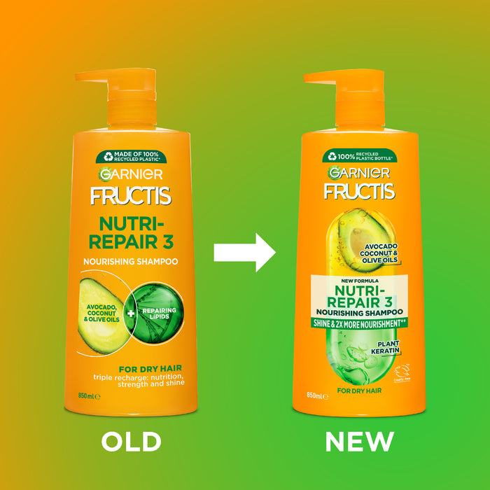 Garnier Fructis Nutri-Repair 3 Shampoo 850ml