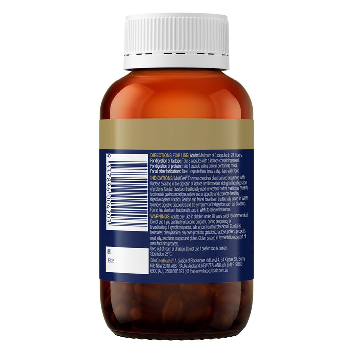 Bioceuticals Multigest Enzymes 90 Capsules