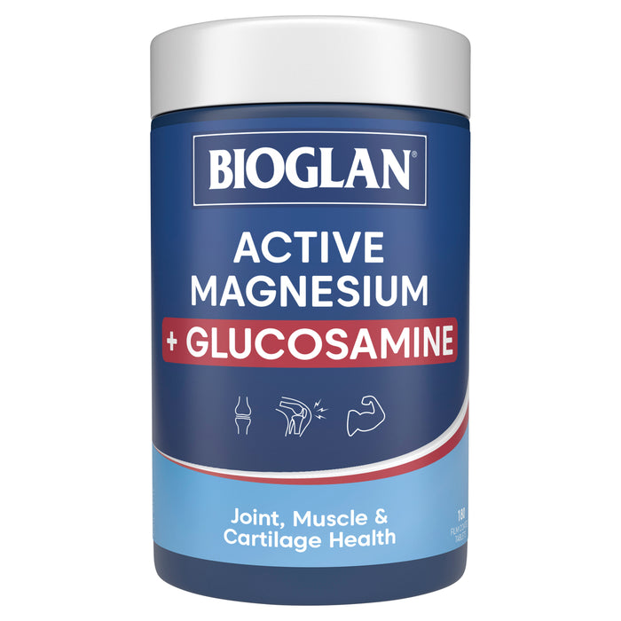Bioglan Magnesium + Glucosamine 180 Tablets.