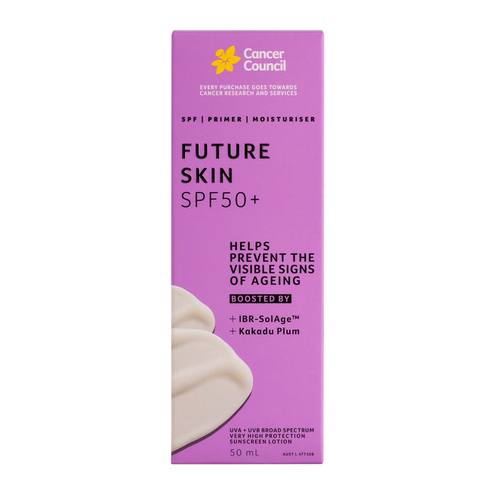 Cancer Council Future Skin SPF50+ Sunscreen Lotion 50ml