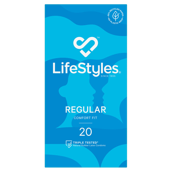 Ansell Lifestyles Condoms  Regular 20 Pack