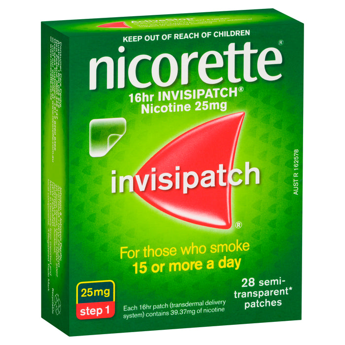 Nicorette InvisiPatch 25mg 28 Days