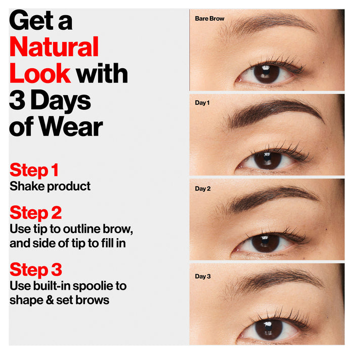 Revlon Colorstay Semi Permanent Brow Ink Dark Brown