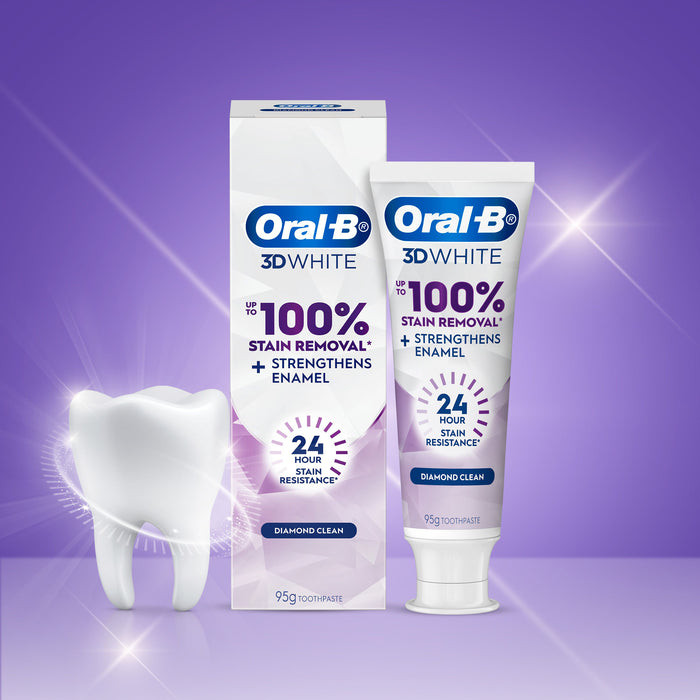 Oral B 3D White Lasting White Enamel Strong Toothpaste 95g