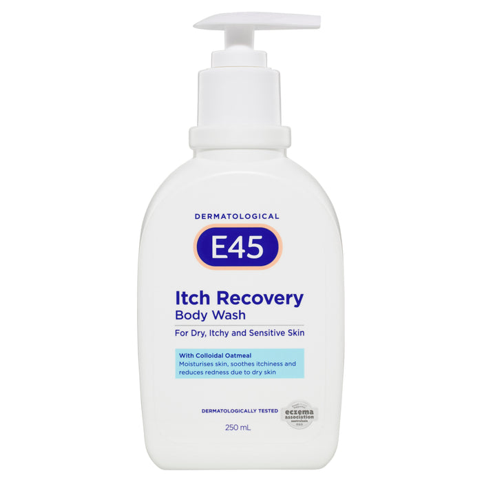 E45 Itch Recovery Wash 250ml.