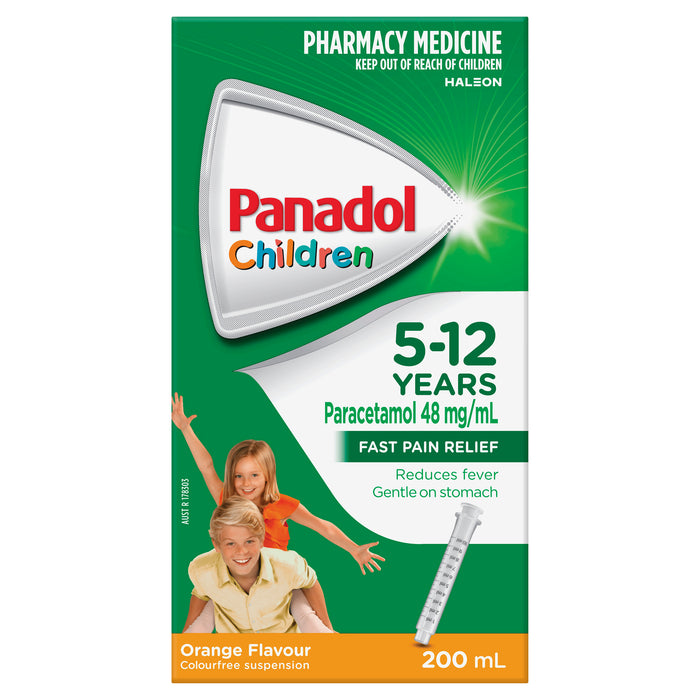 Panadol Children's 5-12 Years Orange 200ml.