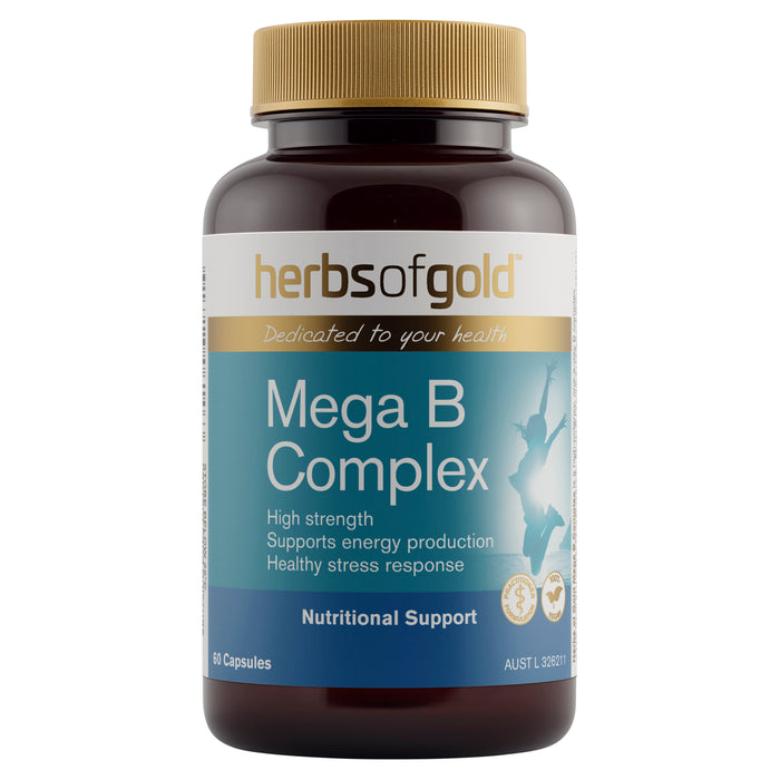 Herbs Of Gold Mega B Complex 60 Capsules