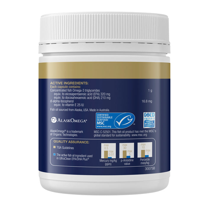 Bioceuticals Ultraclean Epa/Dha Plus 240 Soft Capsules
