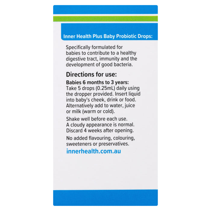 Inner Health Baby Probiotic Drops 8ml