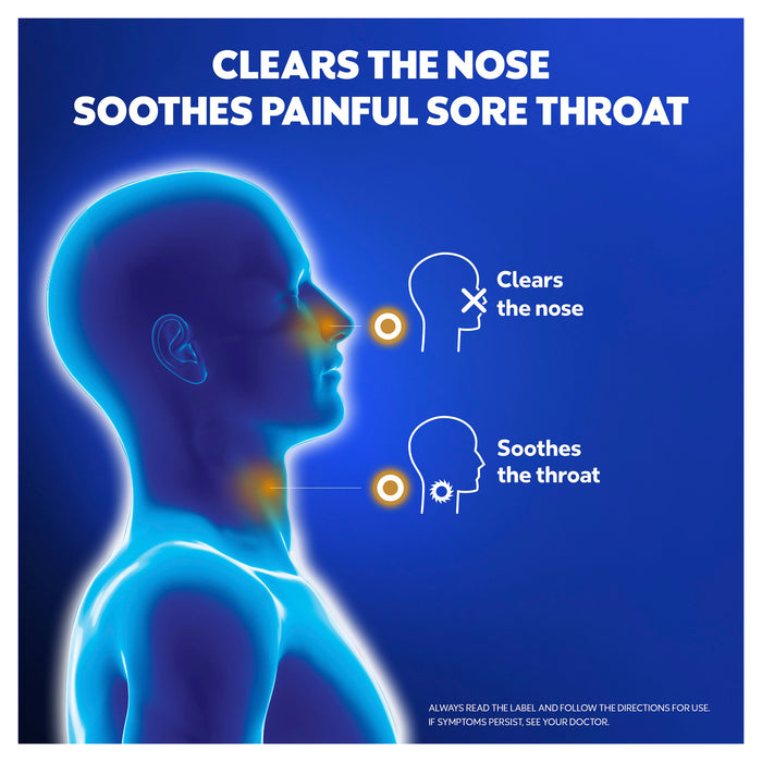 Vicks VapoDrops + Sore Throat 16 Honey Liquicentre Lozenges