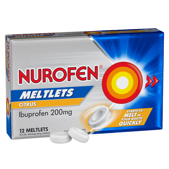 Nurofen Meltlets Citrus 200mg 12