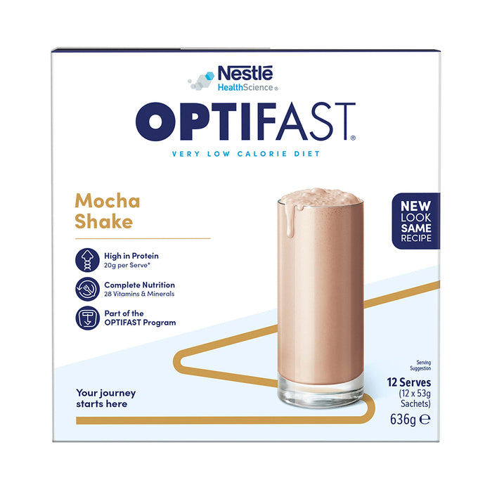 Optifast VLCD Shake Mocha 12 x 53g.