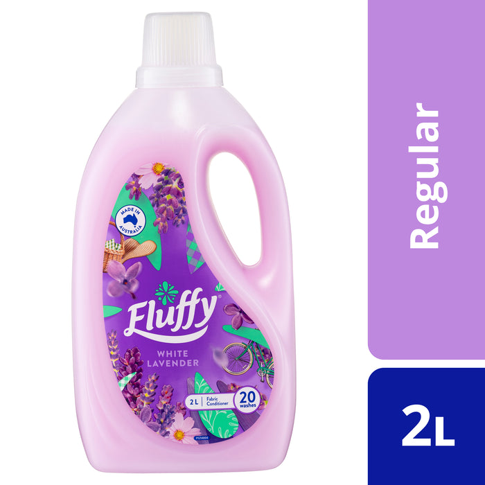 FLUFFY FAB SOFT WHITE LAVENDER 2LT