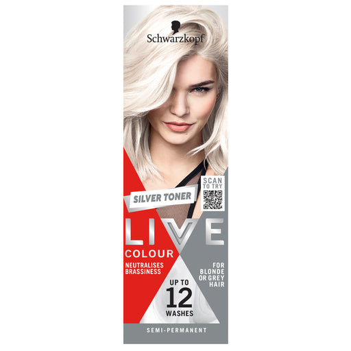 Schwarzkopf Live Colour Silver Toner 75mL.