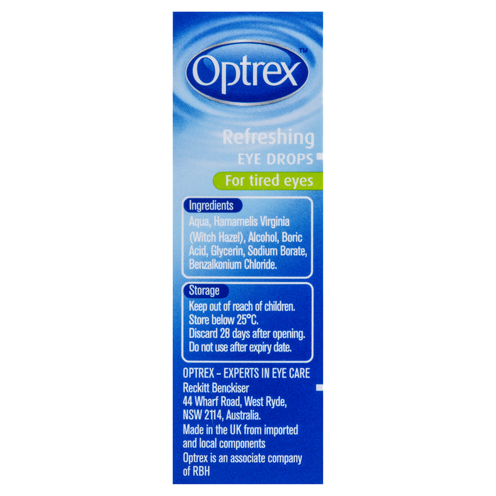 Optrex Eye Drops Refresh 10ml